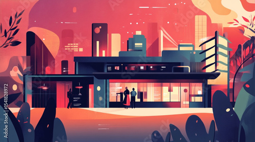 night city landscape