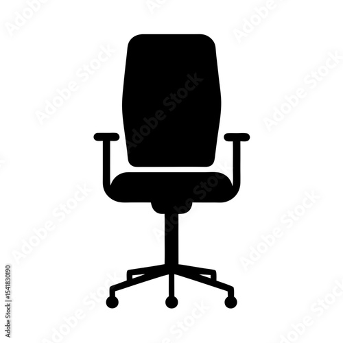 office chair isolated on white