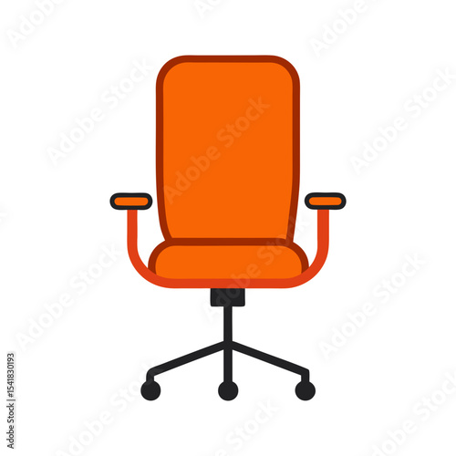 office chair isolated on white background
