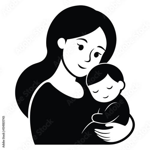 Mother Holding Her Child