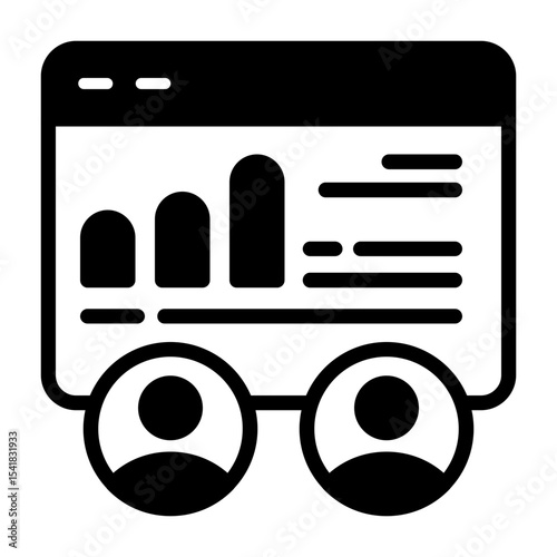 Competitor Metrics Vector Icon