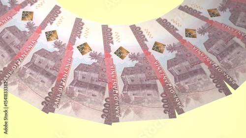 Harmonized Looping Design of 2000 shillings Currency of Tanzania