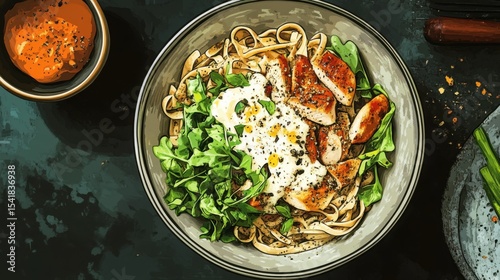 Chicken Mozzarella Pasta
