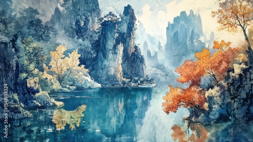 Chinese landscape painting
