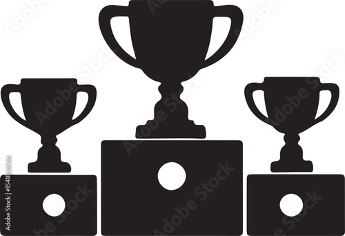trophy icon, award silhouette, cup outline, prize shape, victory cup, champion trophy, sports award, golden cup, honor symbol, achievement icon, reward silhouette, contest prize, winning shape, cup cl