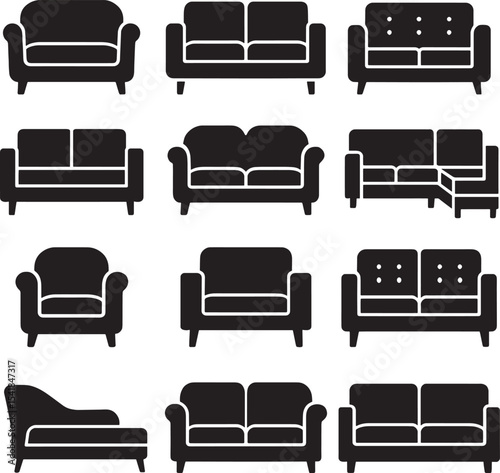 Furniture Silhouettes