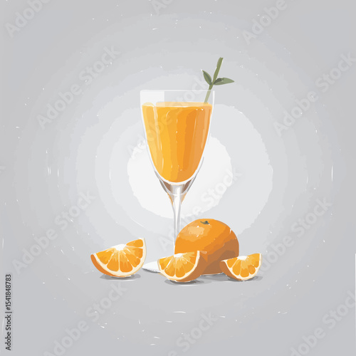 glass of orange juice