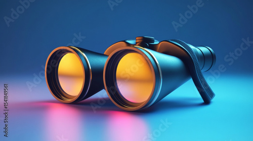 glasses on white background