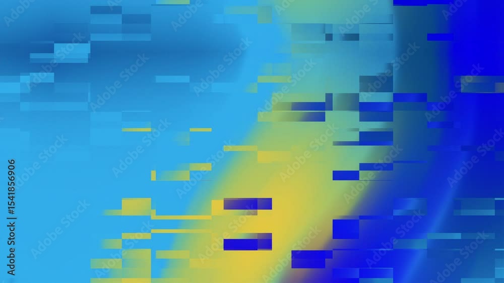 Astratto, sfumature di blu e giallo, texture digitale