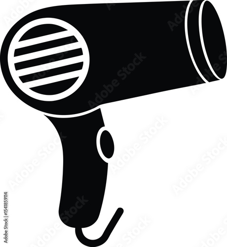 Hair Dryer Silhouette