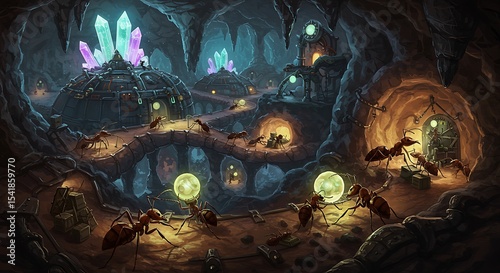 fantasy of kingdom ants structure building