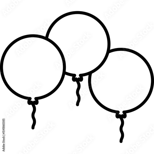 Colorful Balloons Featuring the Colombian Flag
