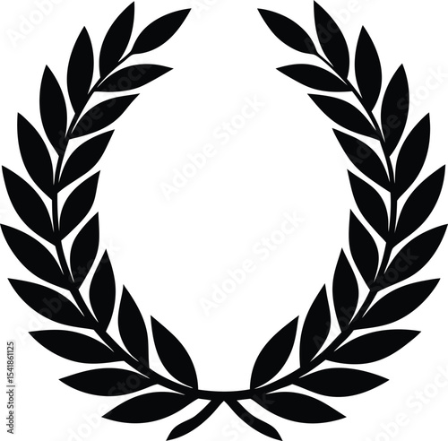 Laurel Wreath Silhouette
