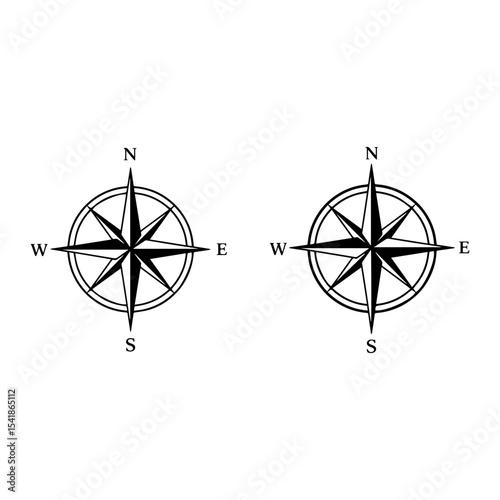 Minimalist Map Pin Silhouette