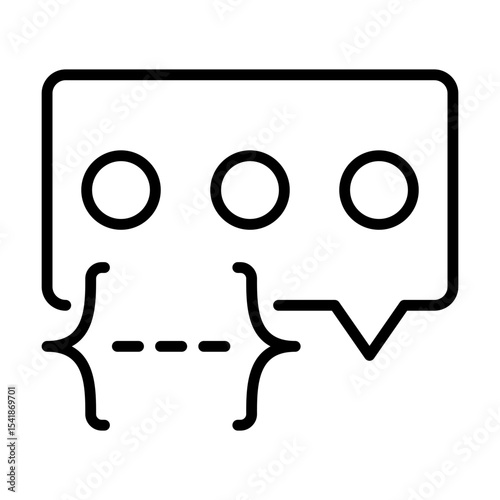 Prompt Template Single Icon