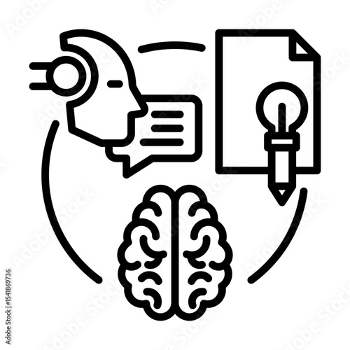Chain of Thought Single icon