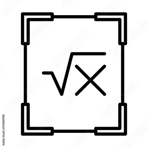 Math Solver Equation Solving Single icon
