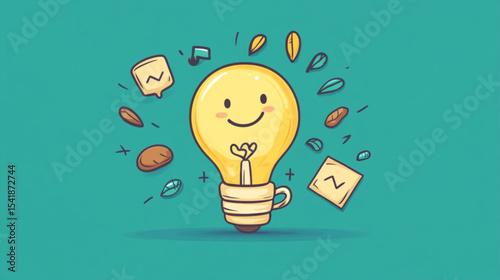 light bulb idea concept