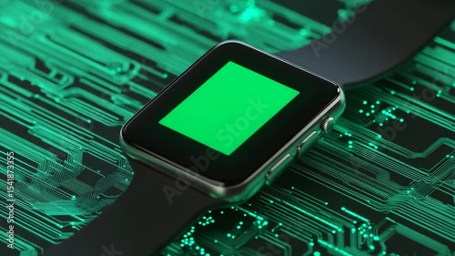 Smartwatch on Circuit Board