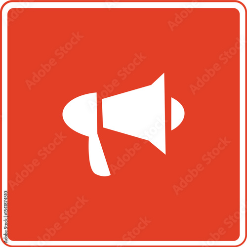 High Loud Zone Sign