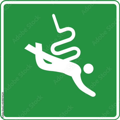 jumping Zone Sign