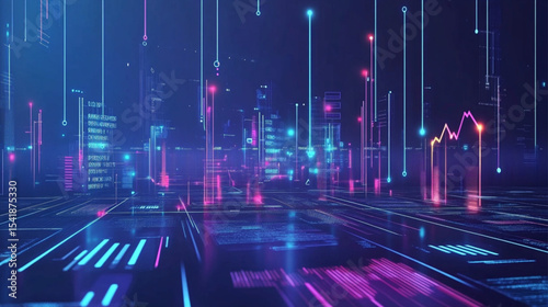 traffic light trails on the road