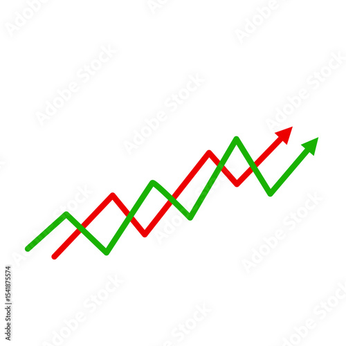 Market volatility symbol 