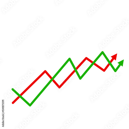 Market volatility symbol 