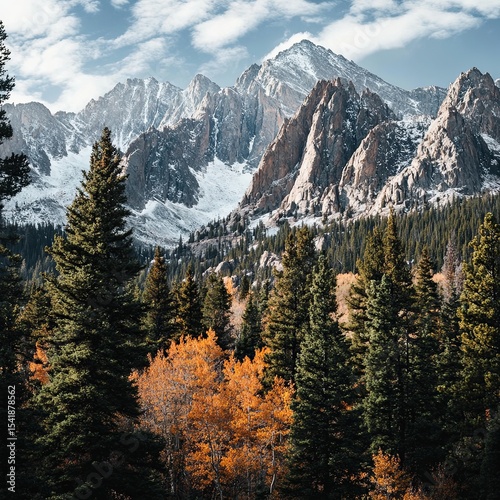 The Scenic Rocky Mountains in Colorado
