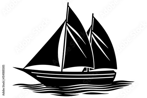 sailing ship vector illustration