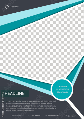 "Corporate Business Flyer Template | Creative Agency Vector Design Layout"
