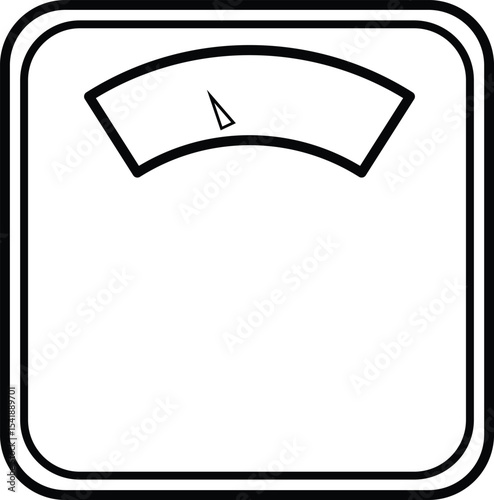 The Floor Scales icon. diet scale icon in modern style. From Fitness, Health and activity icons, sports icons. weight scale icon on a white background
