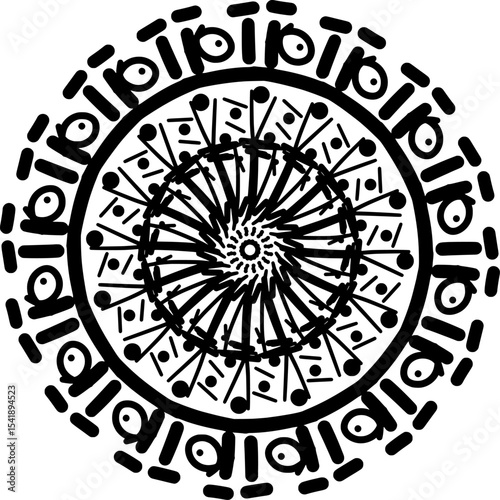 vector illustration of a decorative ornament simple, drawing, decoration, element, ethnic, backdrop, decorative, easy, sari, background, peace, designs, adult, poster, color, curve, line, kid, icon,