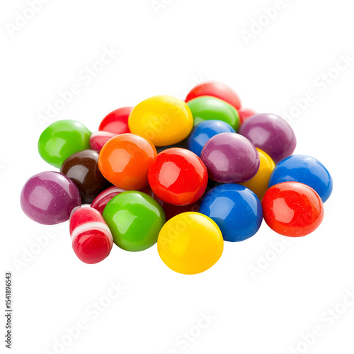Colorful candy assortment sweet treats delicious sweets rainbow candies
