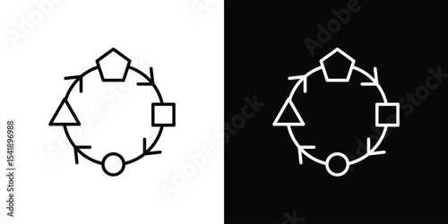 Adaptation icon. Graphic Design vector icon. Ui Ux Icons