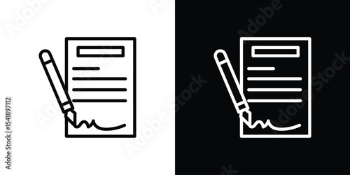 Agreement icon. Graphic Design vector icon. Ui Ux Icons