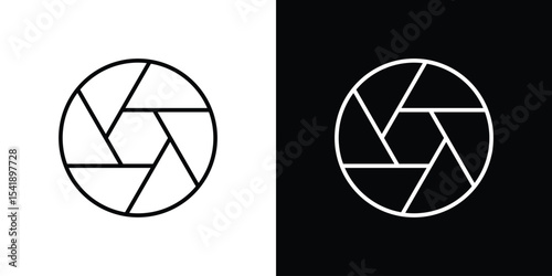 Aperture icon. Graphic Design vector icon. Ui Ux Icons