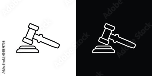 Auction icon. Graphic Design vector icon. Ui Ux Icons