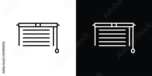 Blinds icon. Graphic Design vector icon. Ui Ux Icons