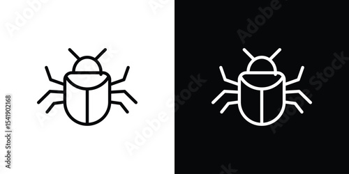 Bug icon. Graphic Design vector icon. Ui Ux Icons