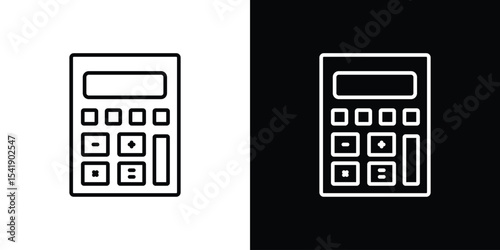 Calculator icon. Graphic Design vector icon. Ui Ux Icons