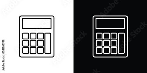 Calculator icon. Graphic Design vector icon. Ui Ux Icons