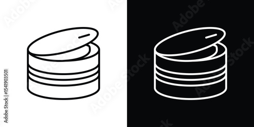 Canned food icon. Graphic Design vector icon. Ui Ux Icons