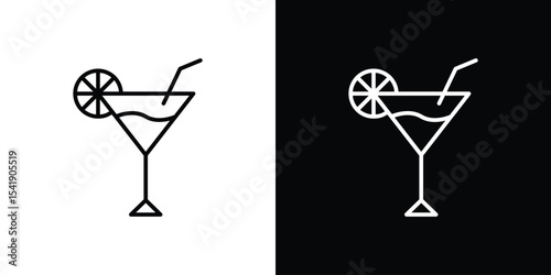 Citrus Glass icon. Graphic Design vector icon. Ui Ux Icons