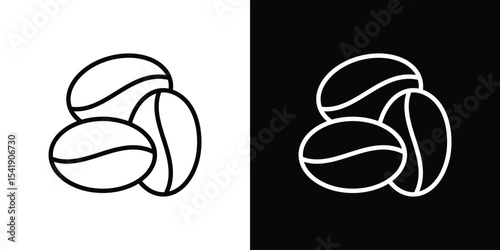 Coffee Bean icon. Graphic Design vector icon. Ui Ux Icons