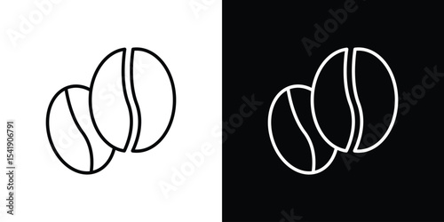Coffee beans icon. Graphic Design vector icon. Ui Ux Icons