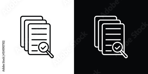 Compliance document icon. Graphic Design vector icon. Ui Ux Icons