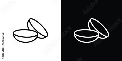 contact lenses icon. Graphic Design vector icon. Ui Ux Icons