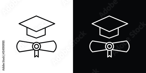 Degree icon. Graphic Design vector icon. Ui Ux Icons