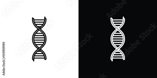 DNA icon. Graphic Design vector icon. Ui Ux Icons